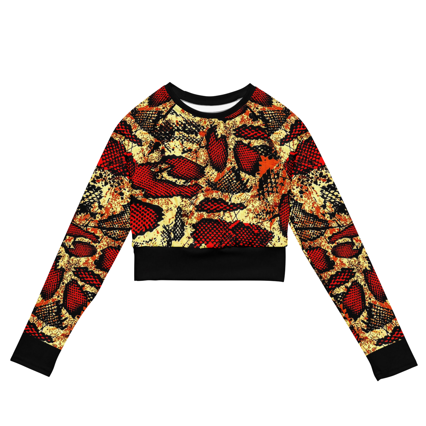 long-sleeve crop top