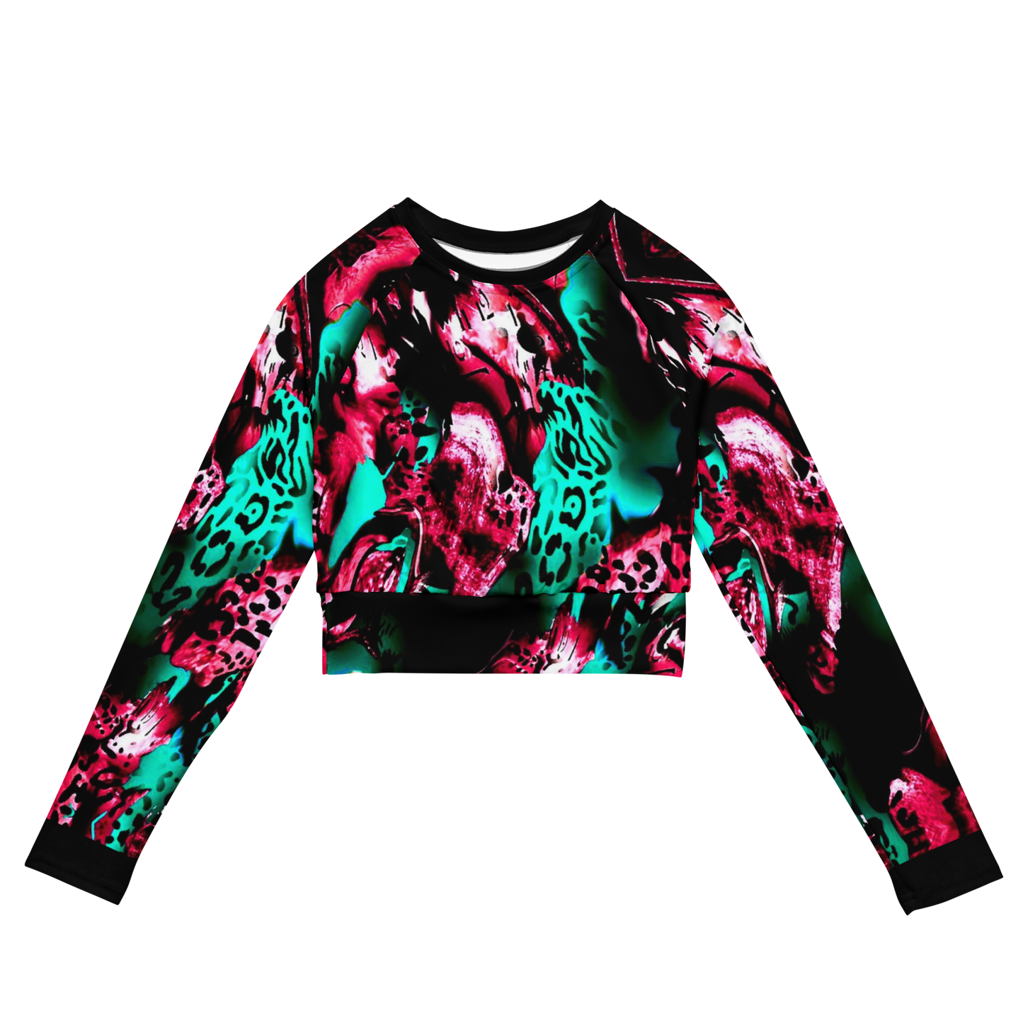 long-sleeve crop top