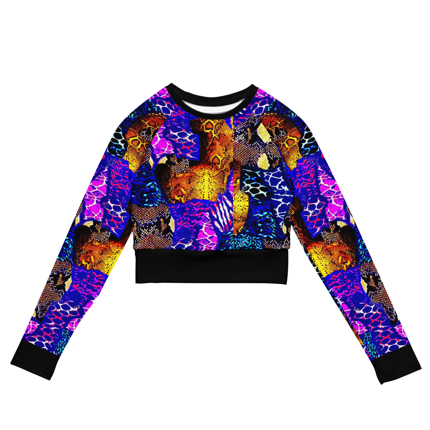 long-sleeve crop top