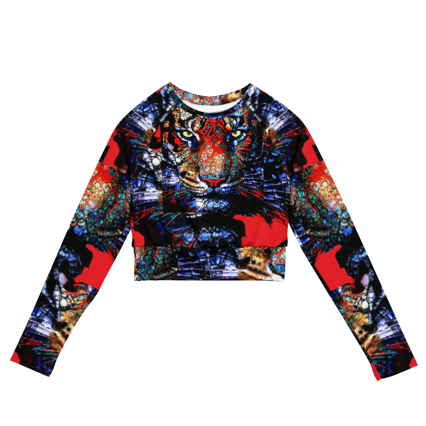 long-sleeve crop top