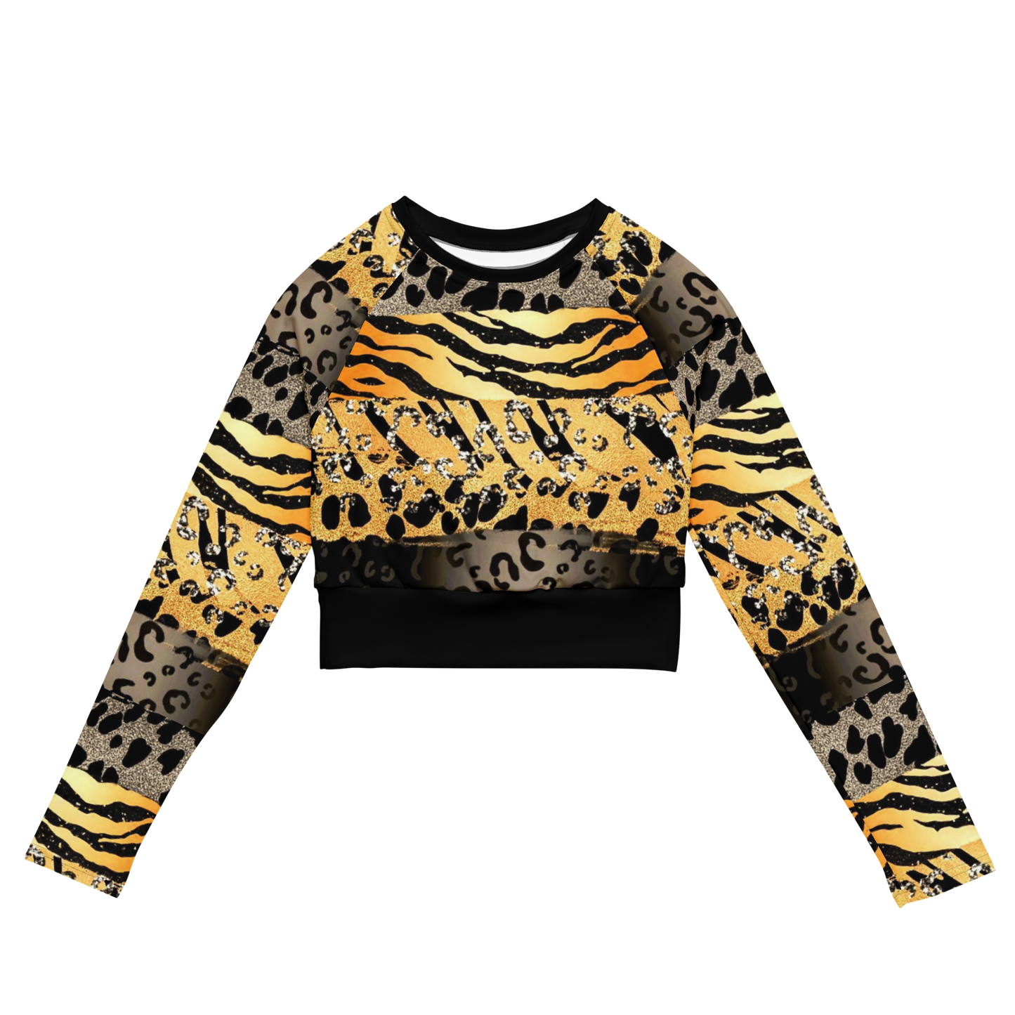 long-sleeve crop top