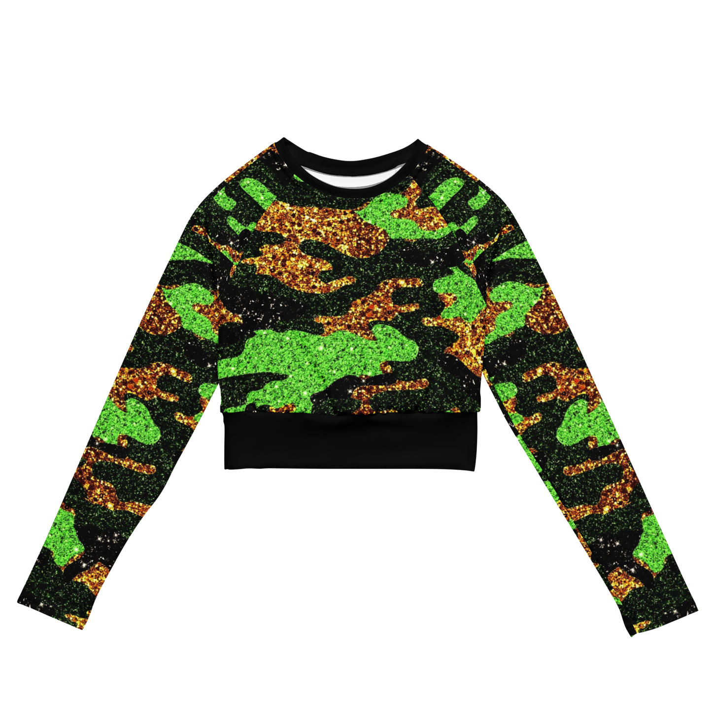 long-sleeve crop top