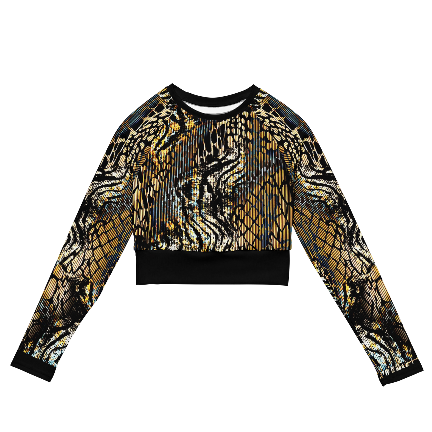 long-sleeve crop top