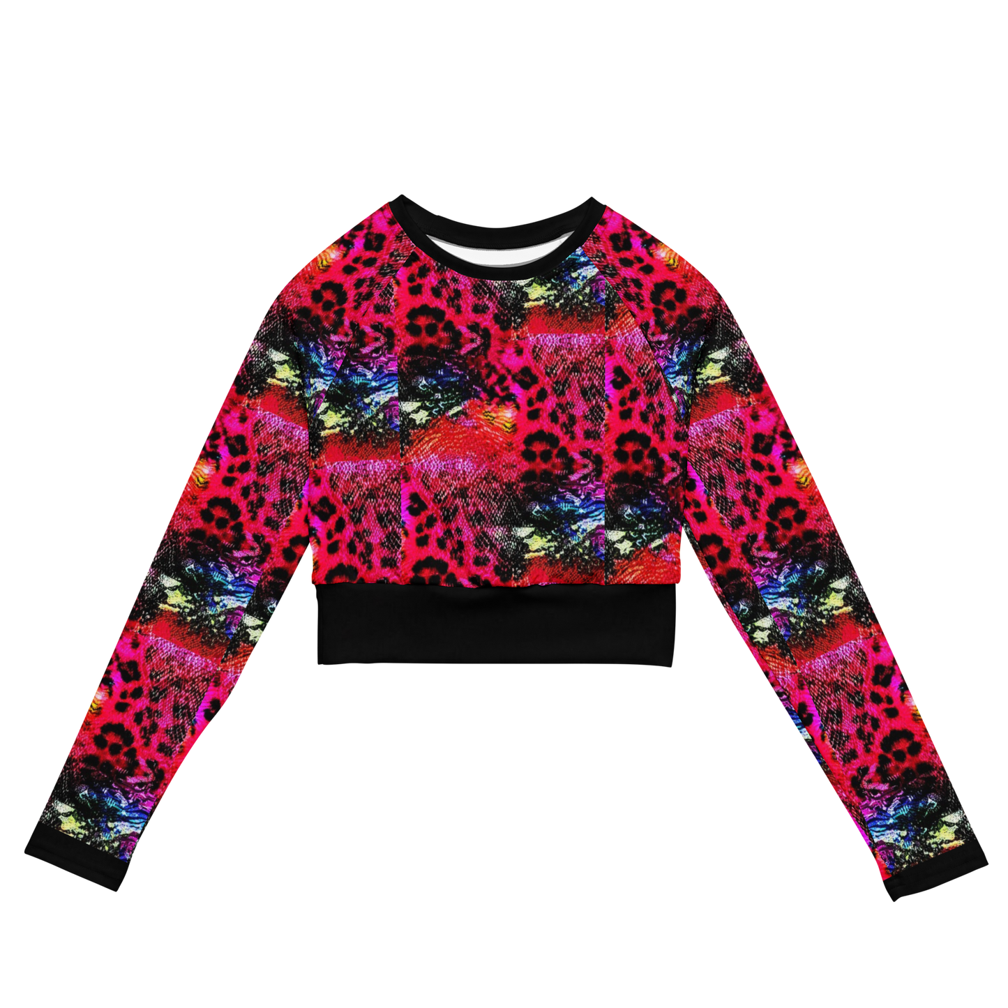 long-sleeve crop top