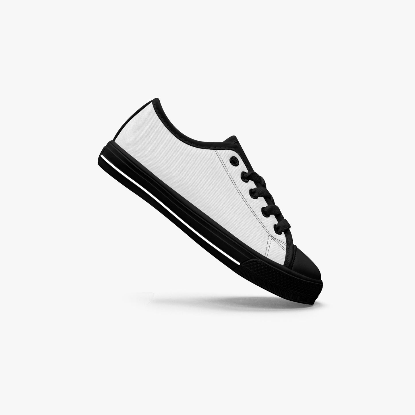 421.Kid’s Low-Top Canvas Shoes-Black