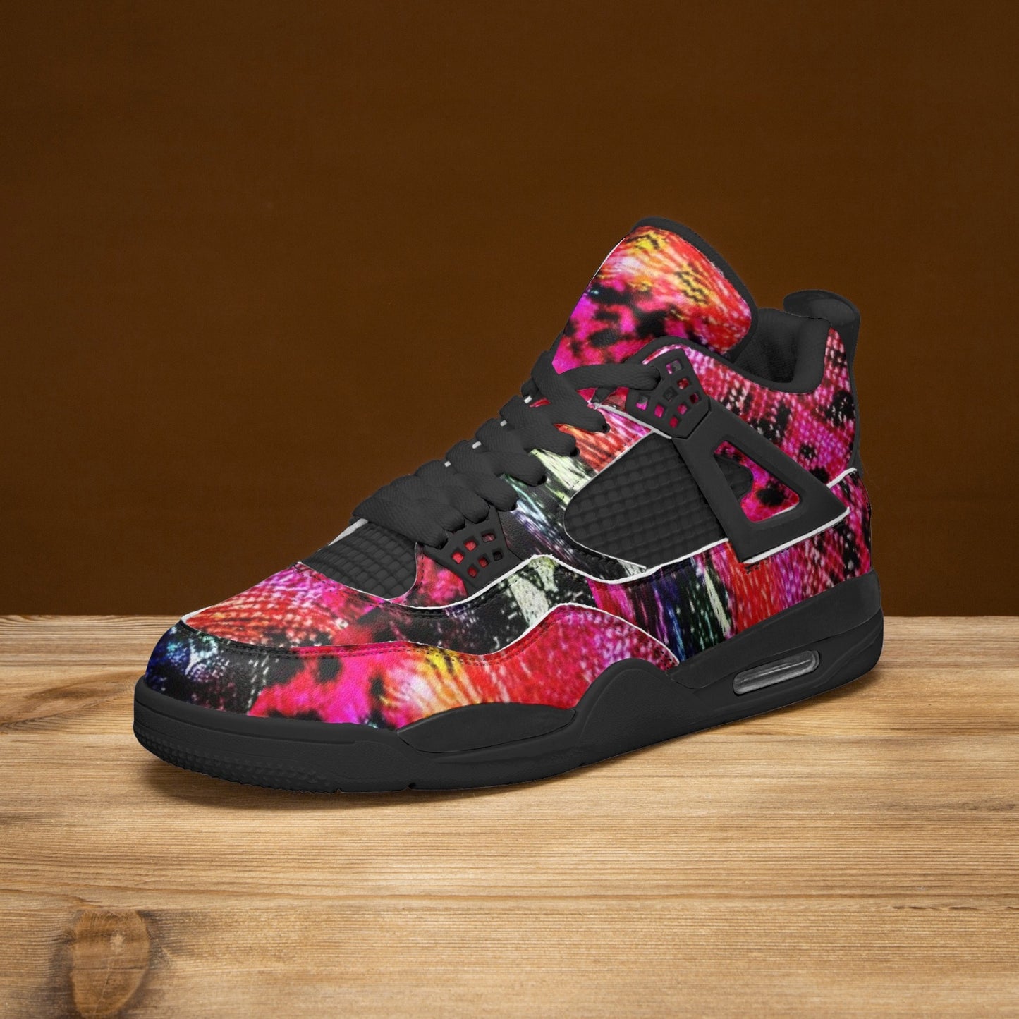 698. AJ4 Basketball Sneakers -Black Sole