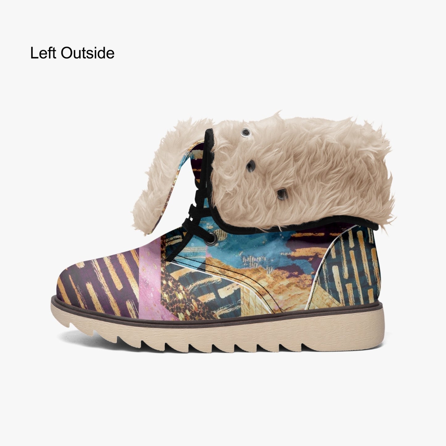 477. Cotton-pad Fur Lining Boots