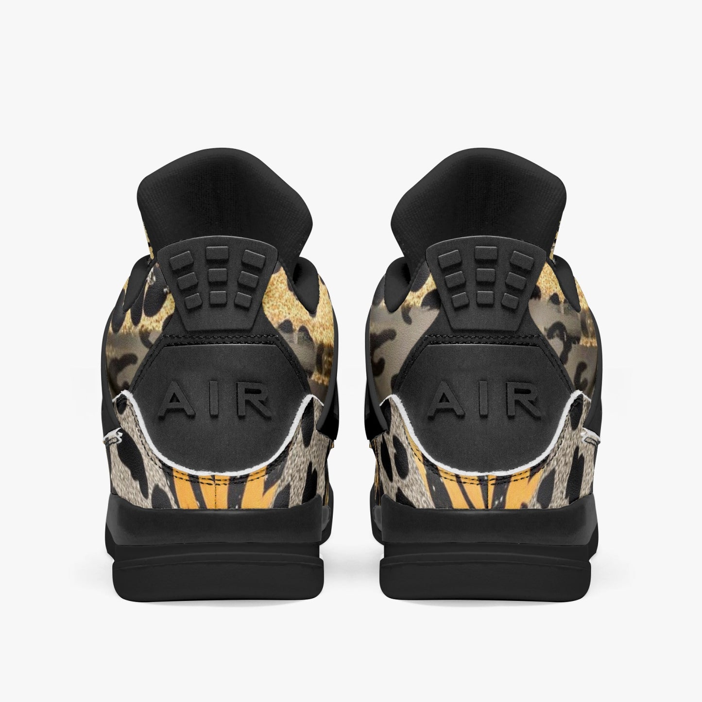 698. AJ4 Basketball Sneakers -Black Sole