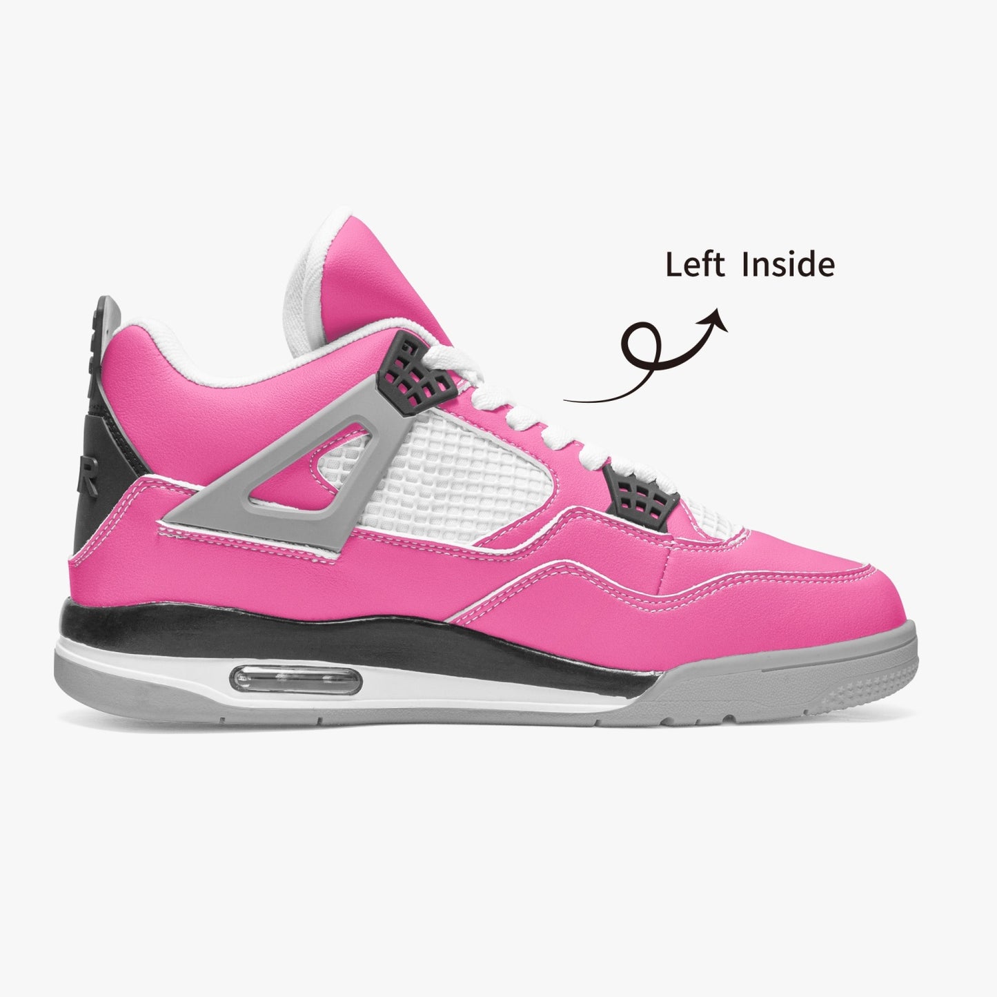699. AJ4 Basketball Sneakers -Grey Sole