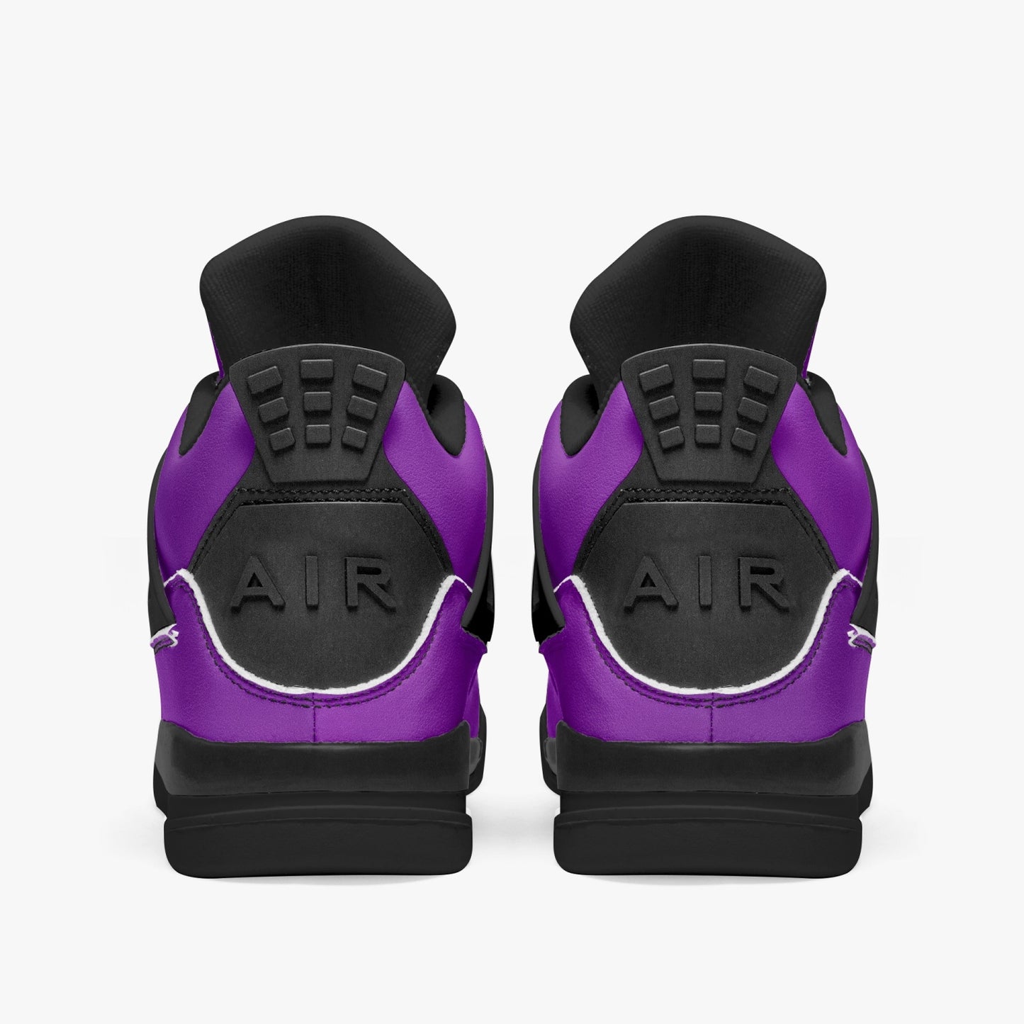 698. AJ4 Basketball Sneakers -Black Sole