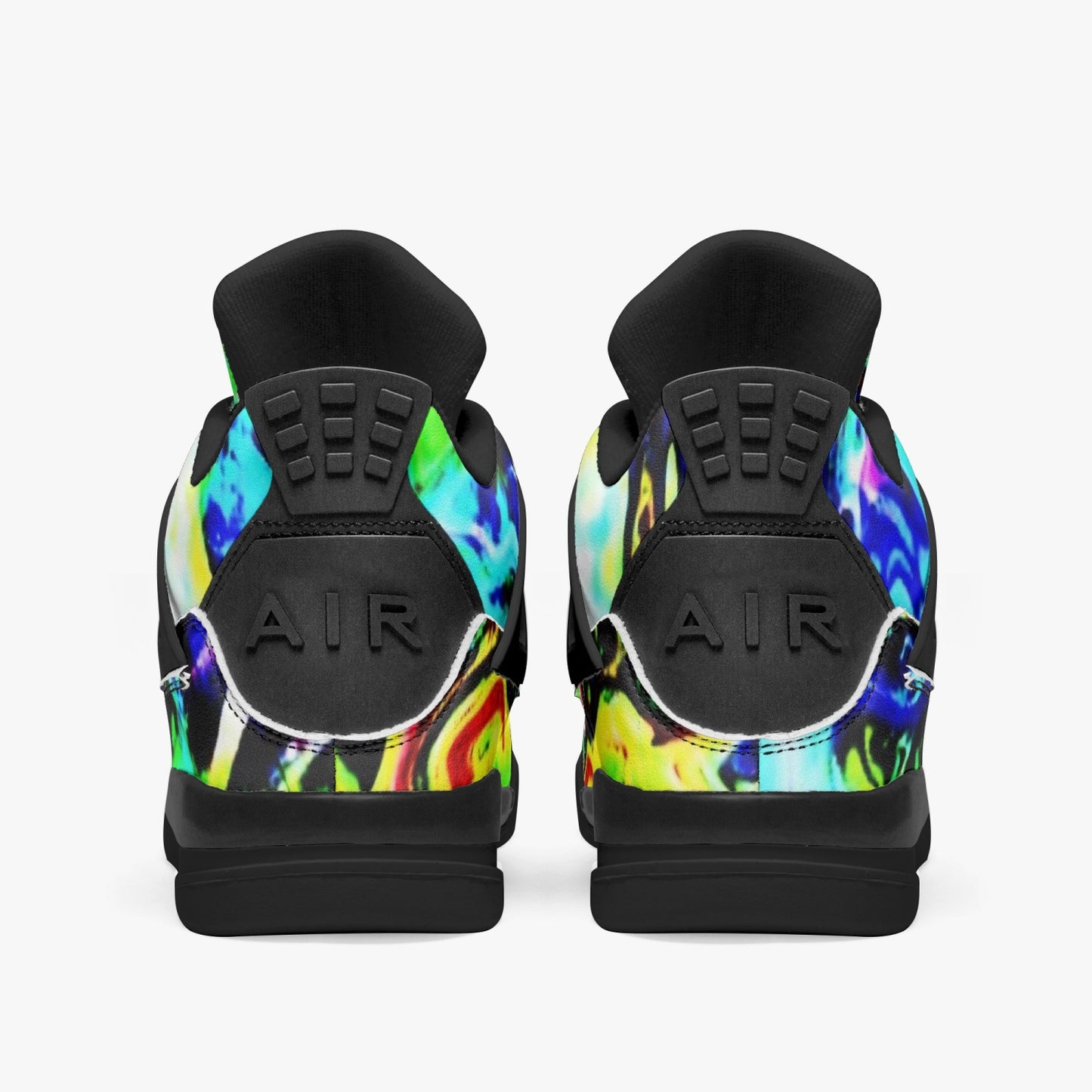 698. AJ4 Basketball Sneakers -Black Sole