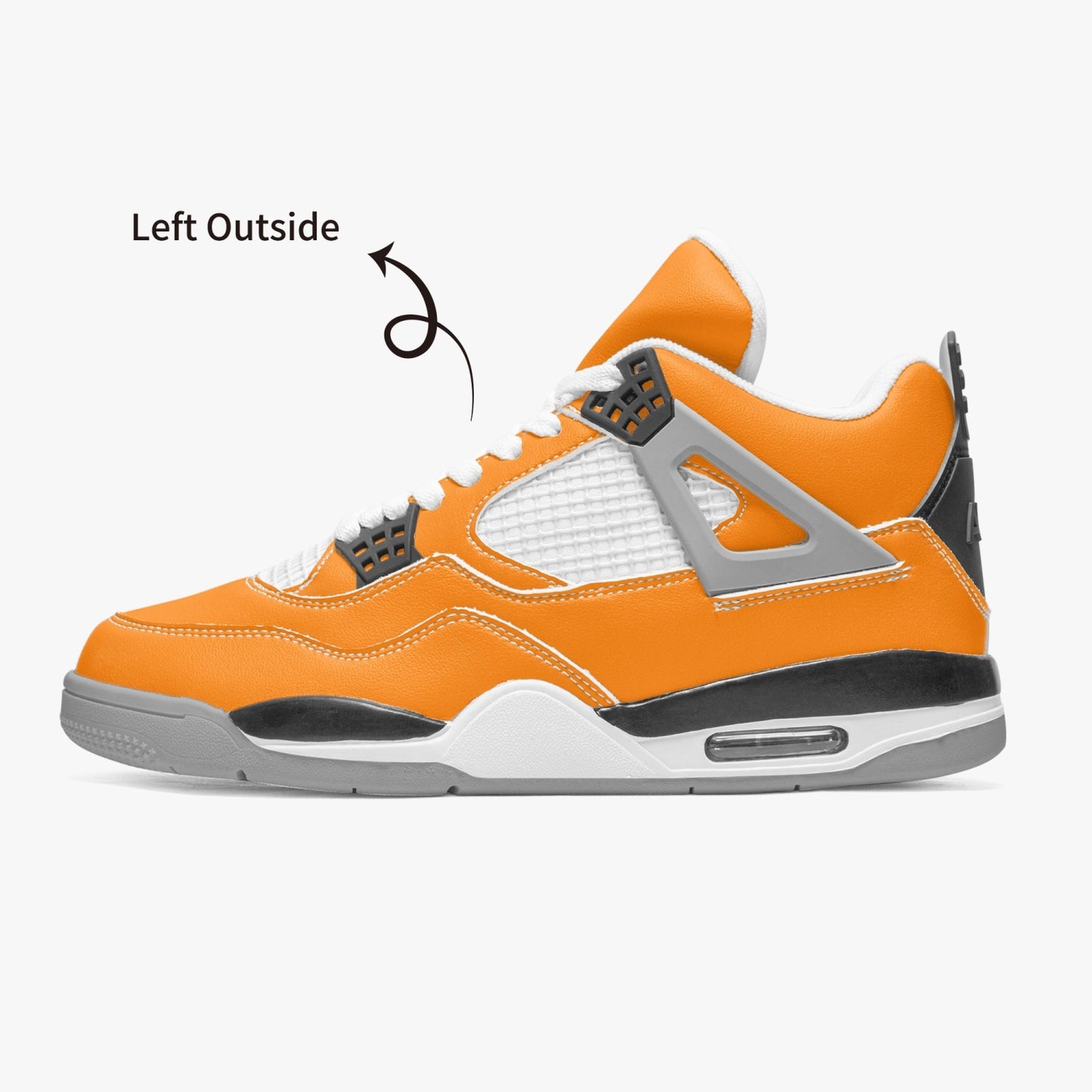 699. AJ4 Basketball Sneakers -Grey Sole