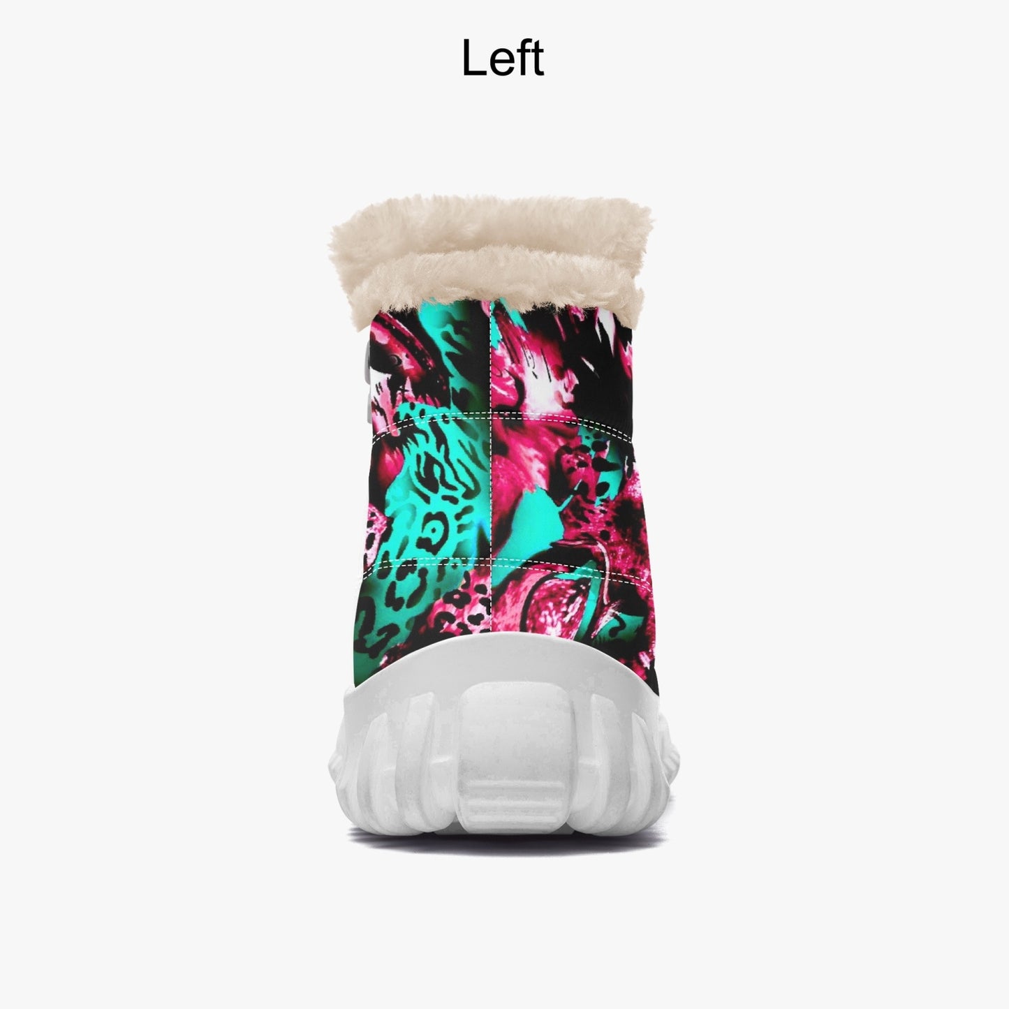 446. Cotton-pad Fur Zipper Up Boots