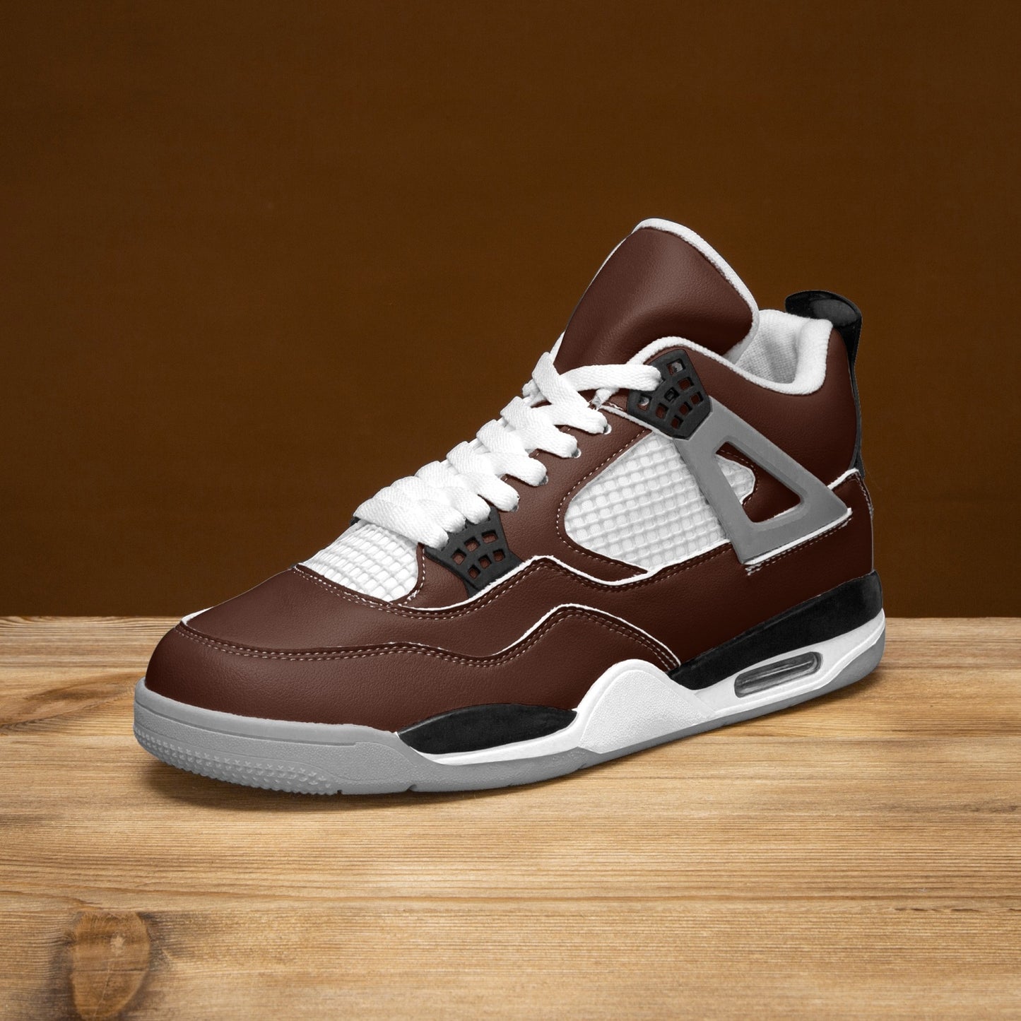 699. AJ4 Basketball Sneakers -Grey Sole