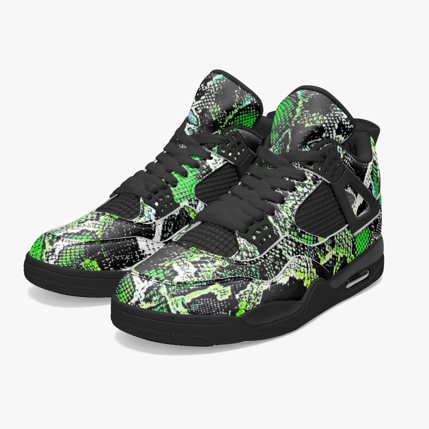698. AJ4 Basketball Sneakers -Black Sole