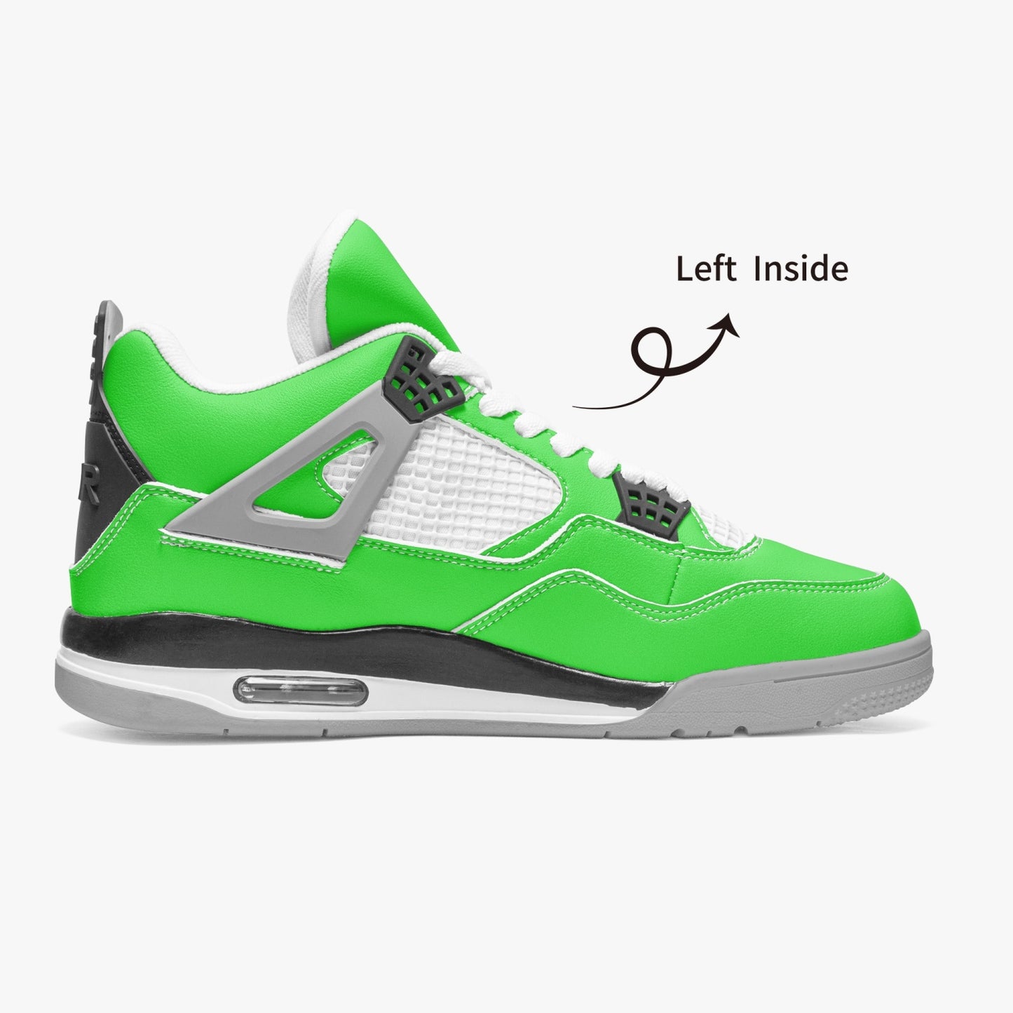 699. AJ4 Basketball Sneakers -Grey Sole