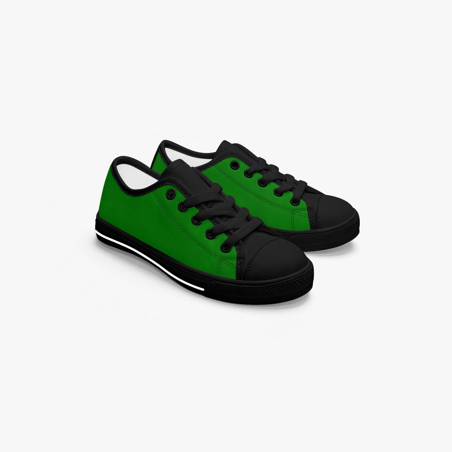 421.Kid’s Low-Top Canvas Shoes-Black