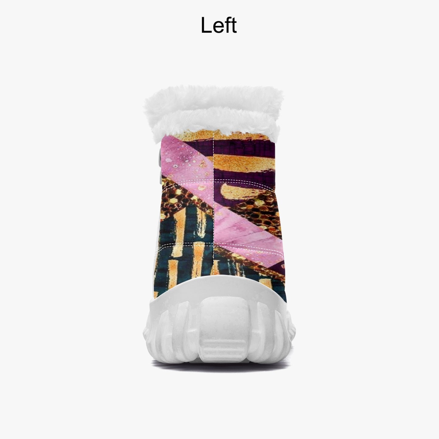 446. Cotton-pad Fur Zipper Up Boots