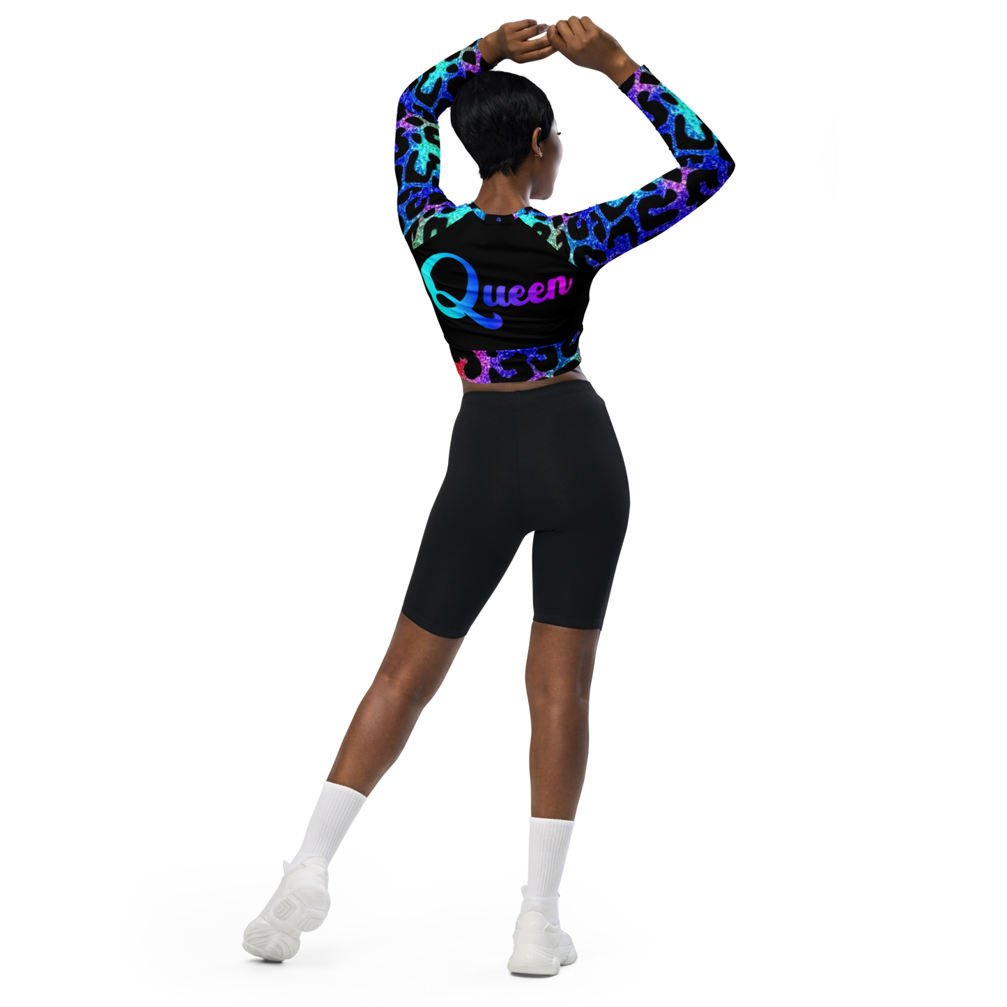 long-sleeve crop top