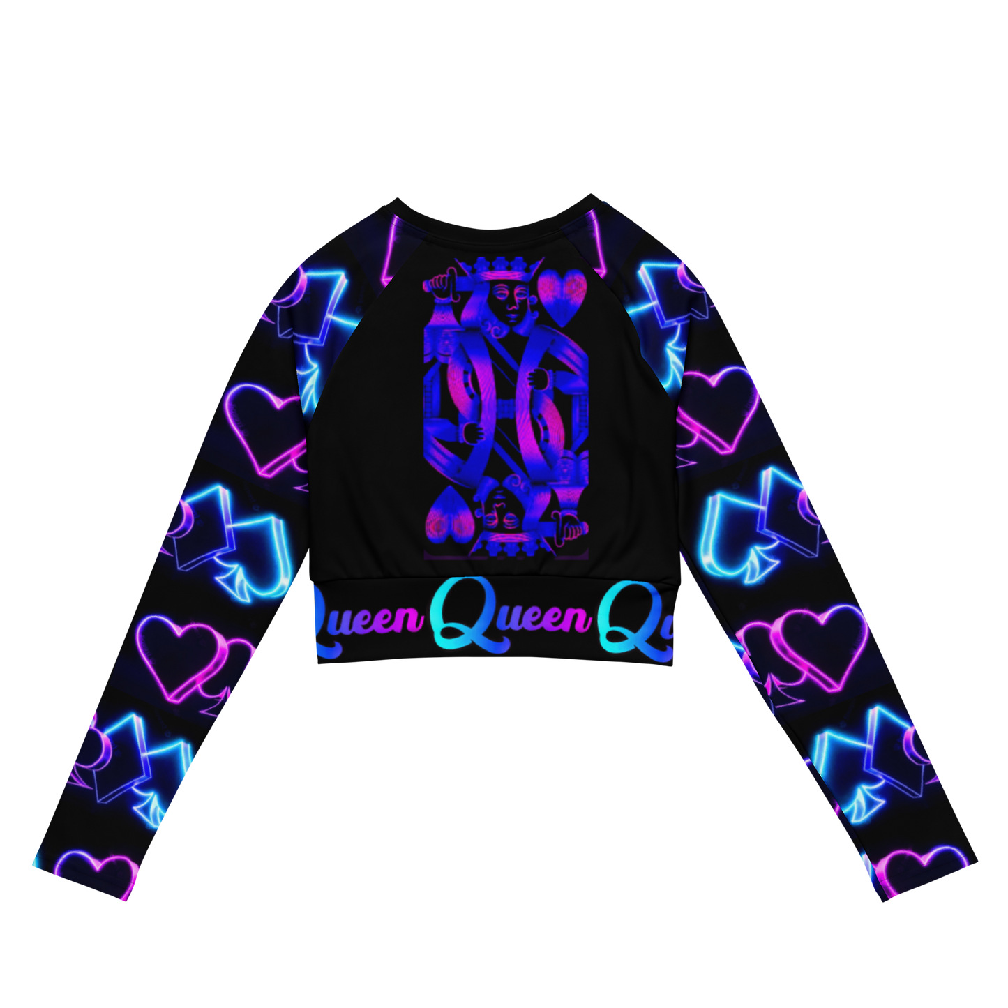 long-sleeve crop top