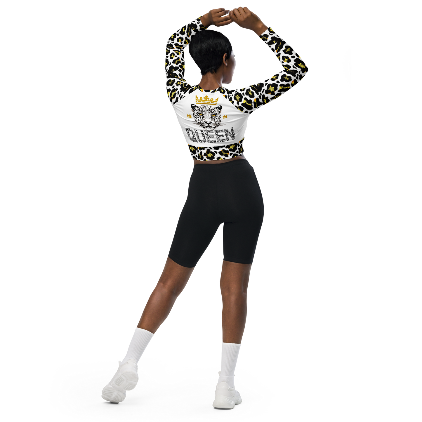 long-sleeve crop top