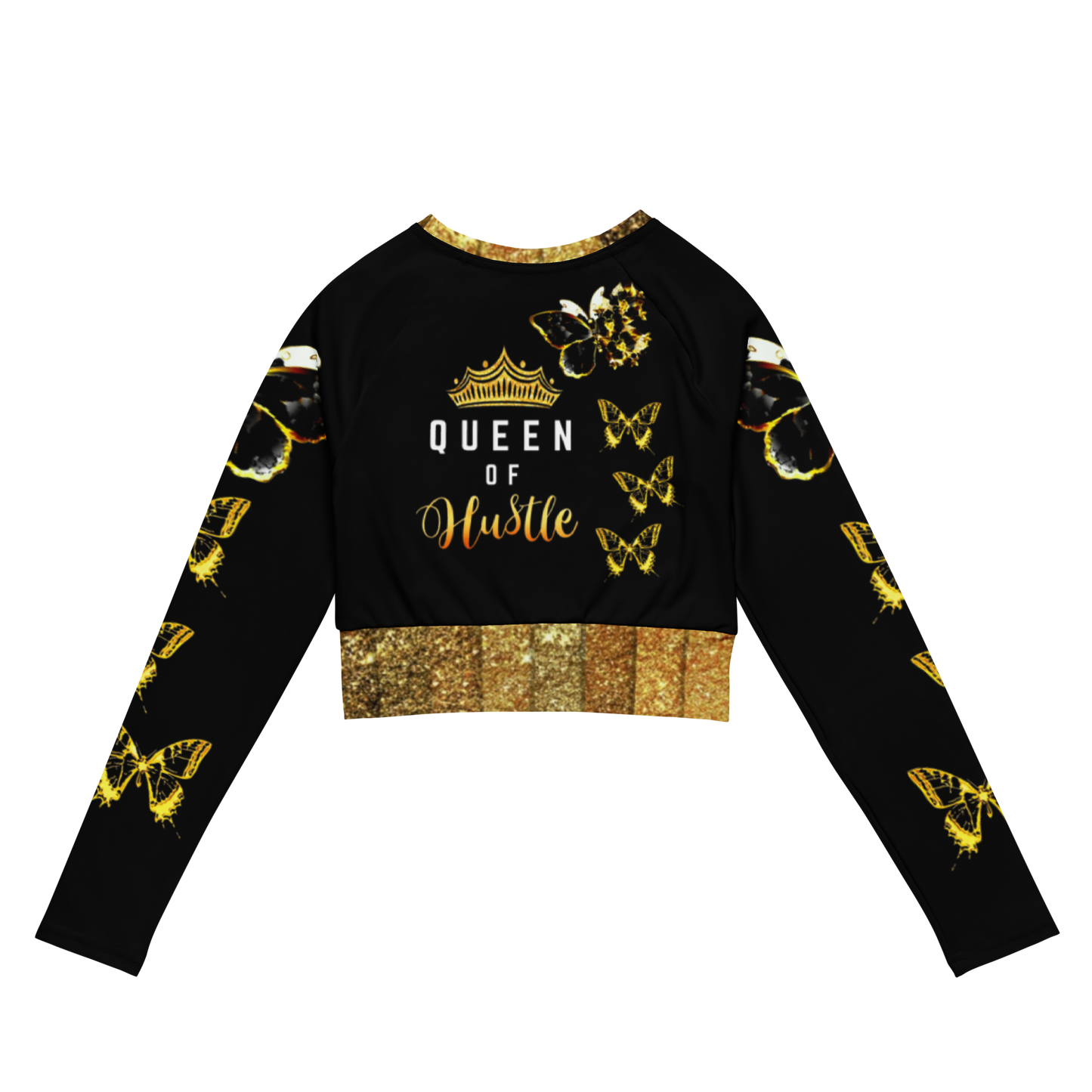 long-sleeve crop top