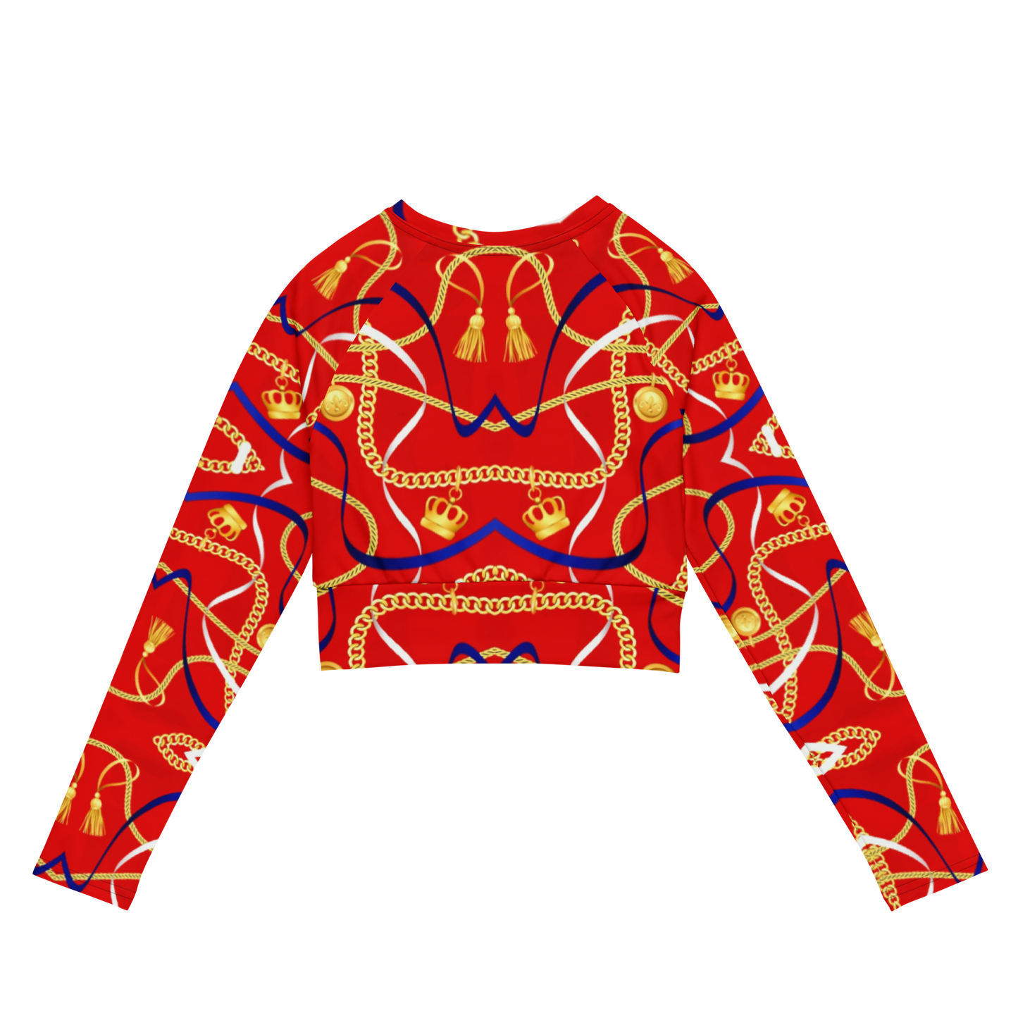 long-sleeve crop top