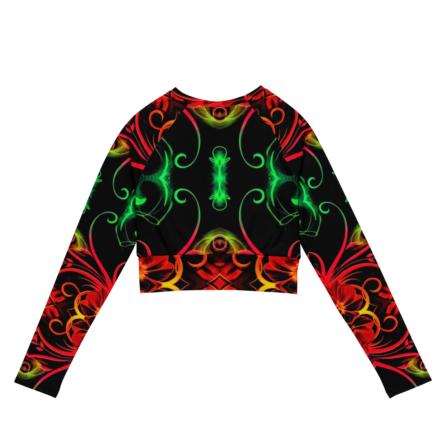 long-sleeve crop top