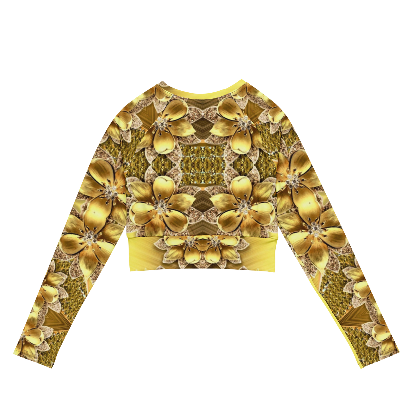 long-sleeved crop top