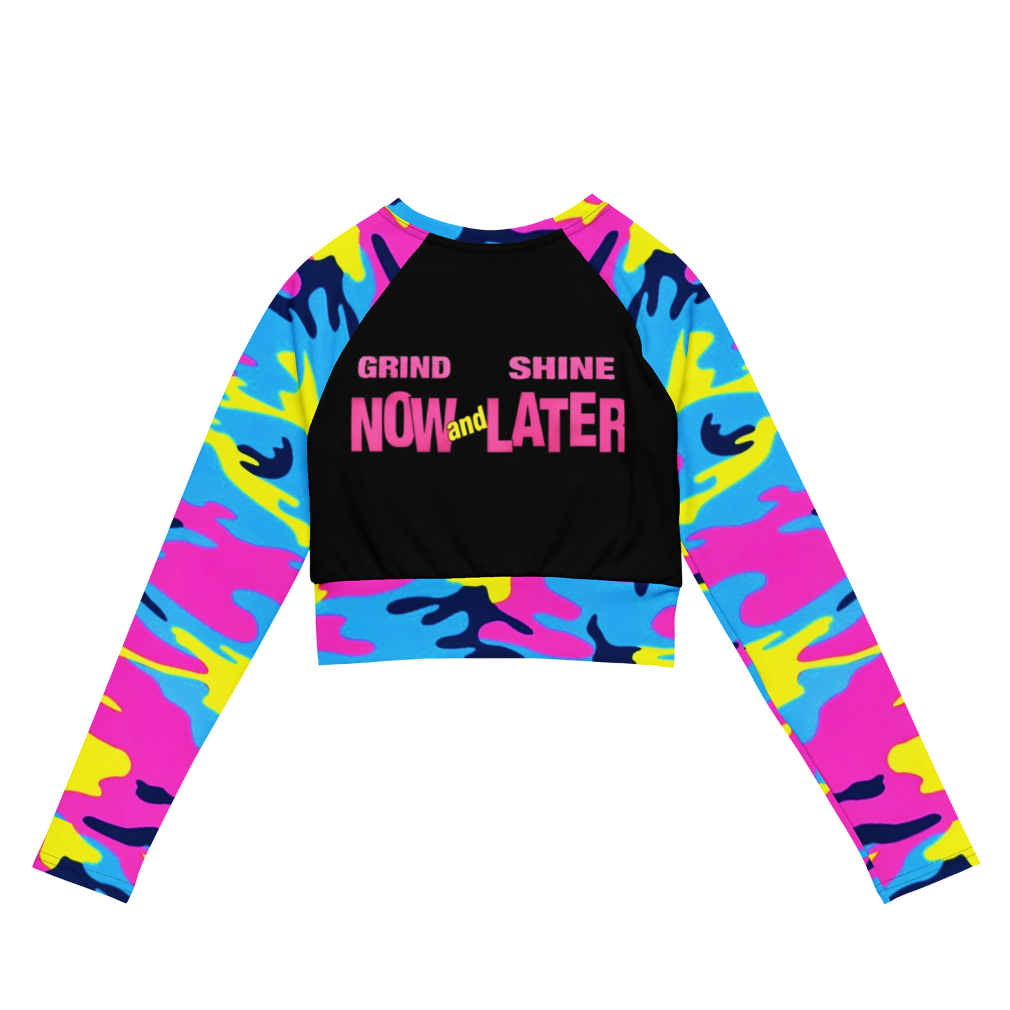 long-sleeve crop top