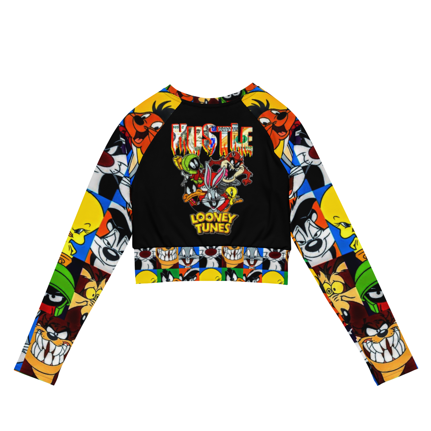 long-sleeve crop top