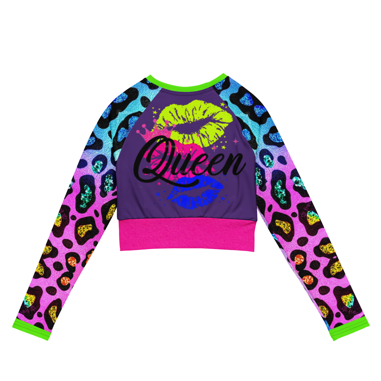 long-sleeve crop top