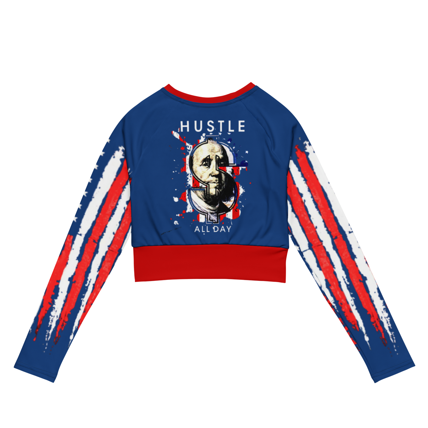 long-sleeve crop top
