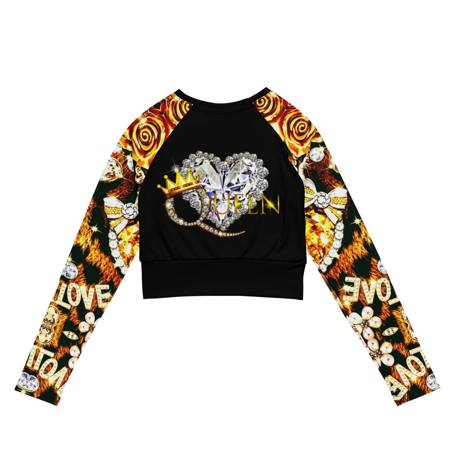 long-sleeve crop top