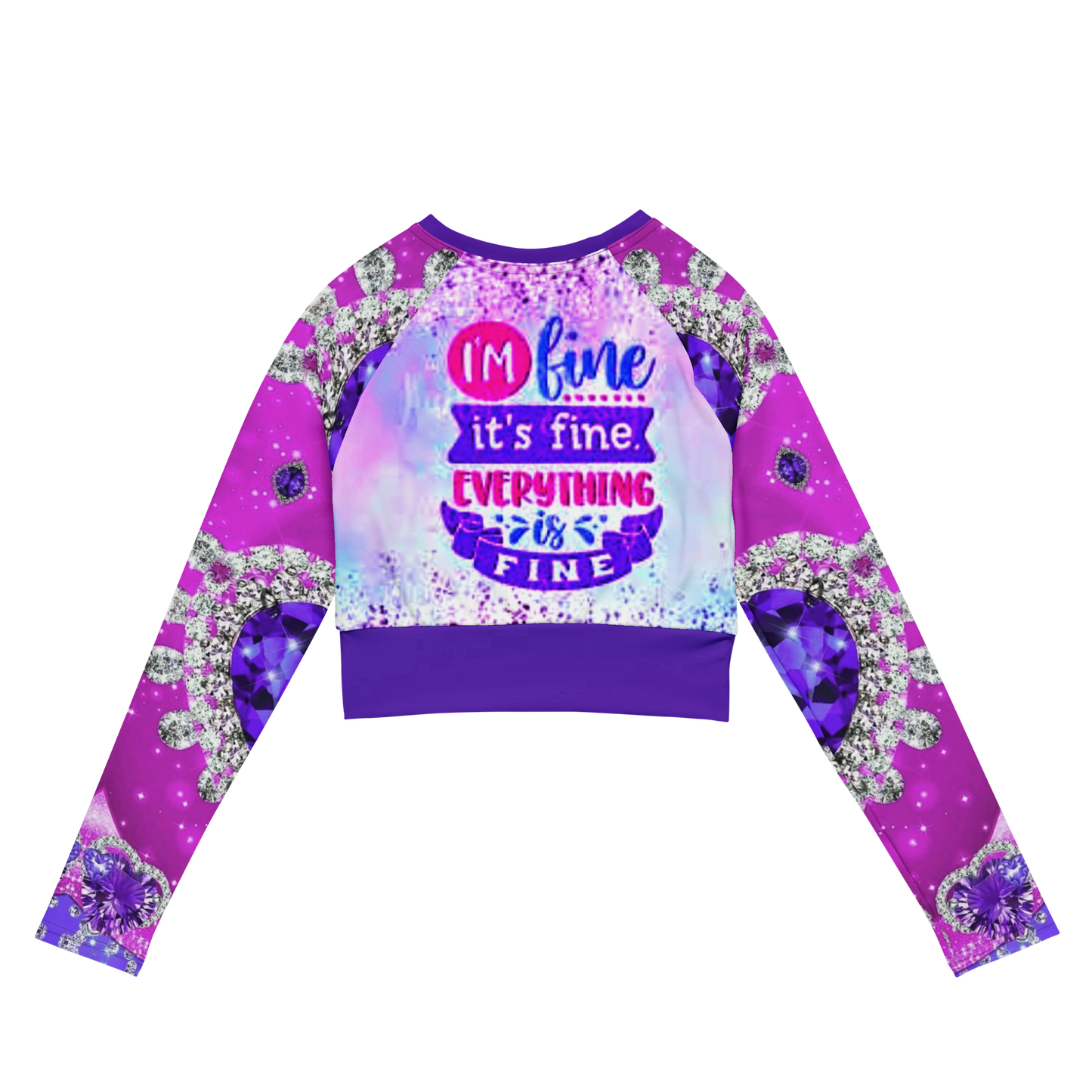 long-sleeve crop top