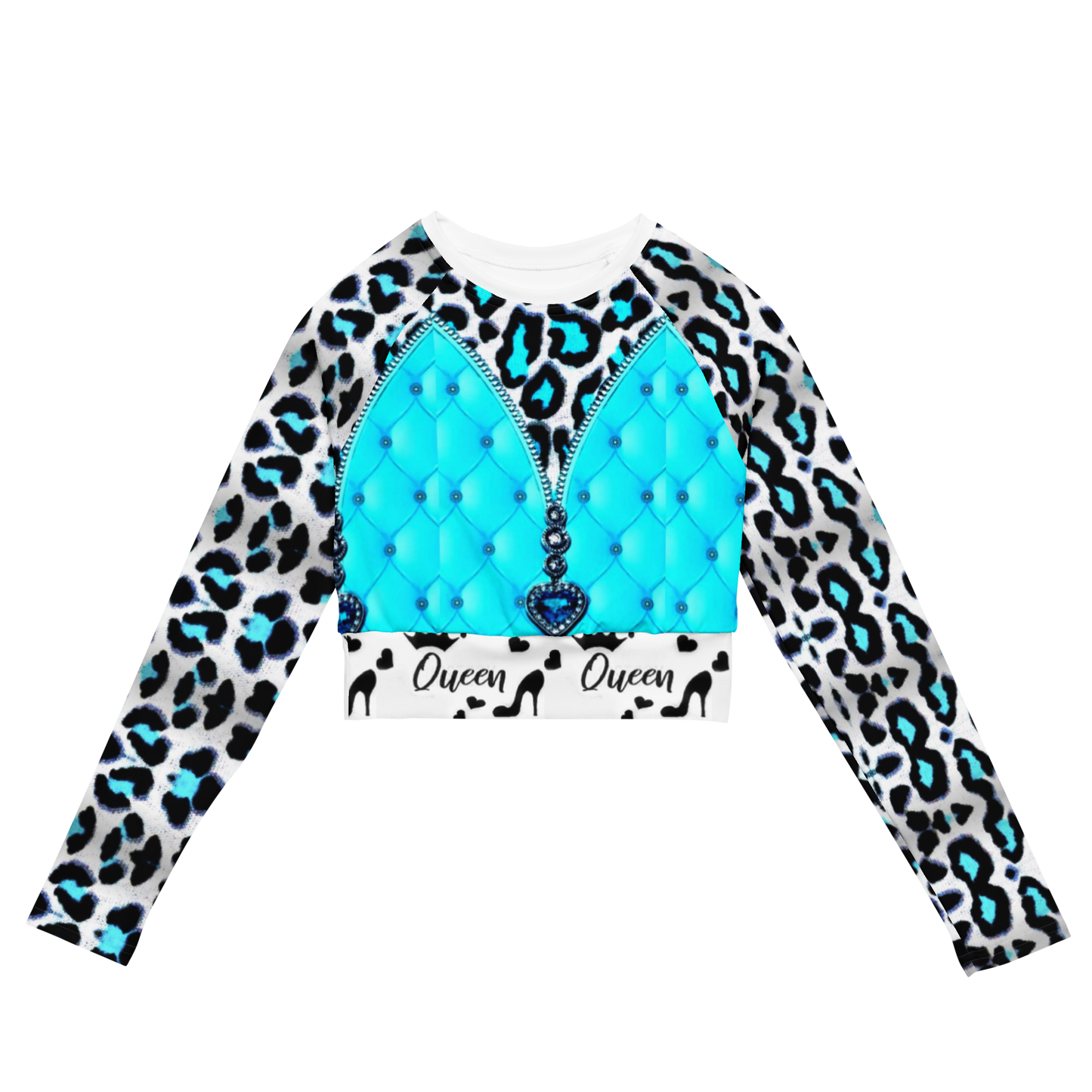 long-sleeve crop top