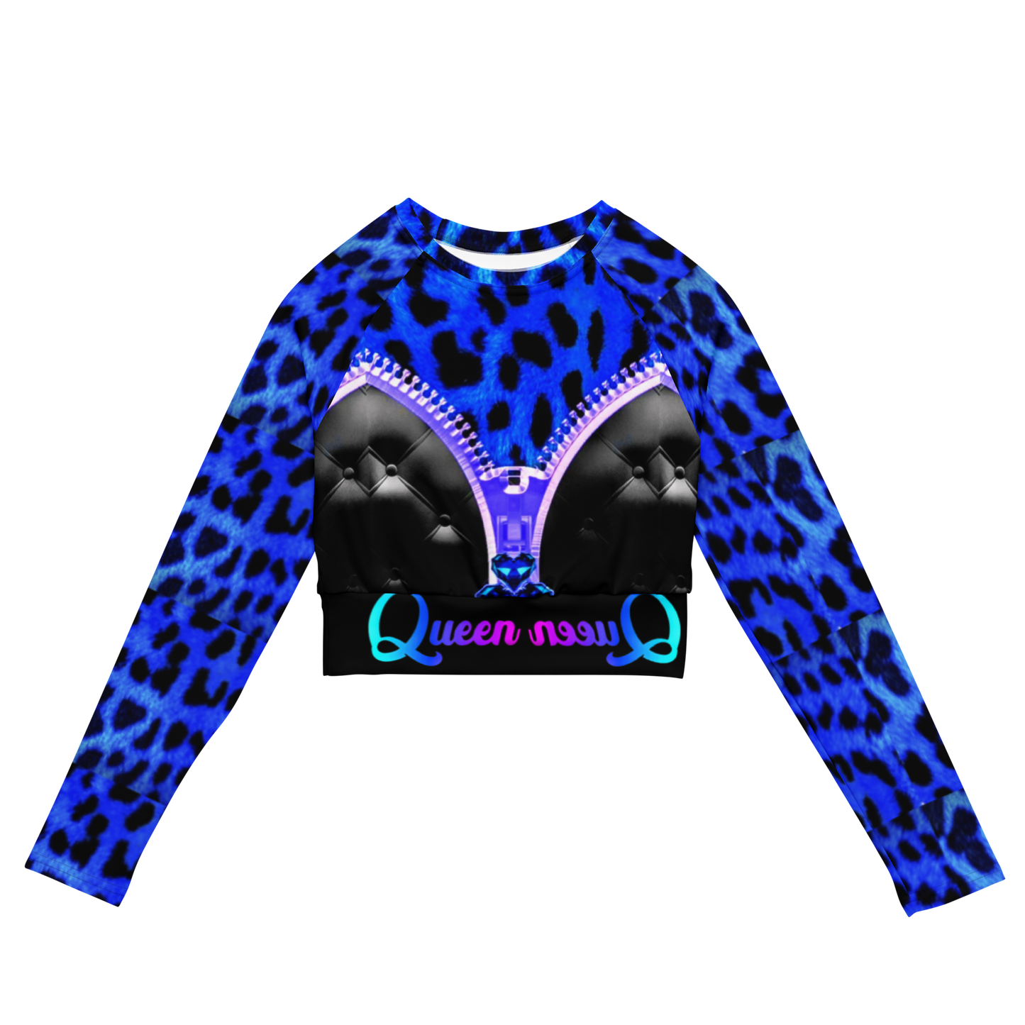 long-sleeve crop top