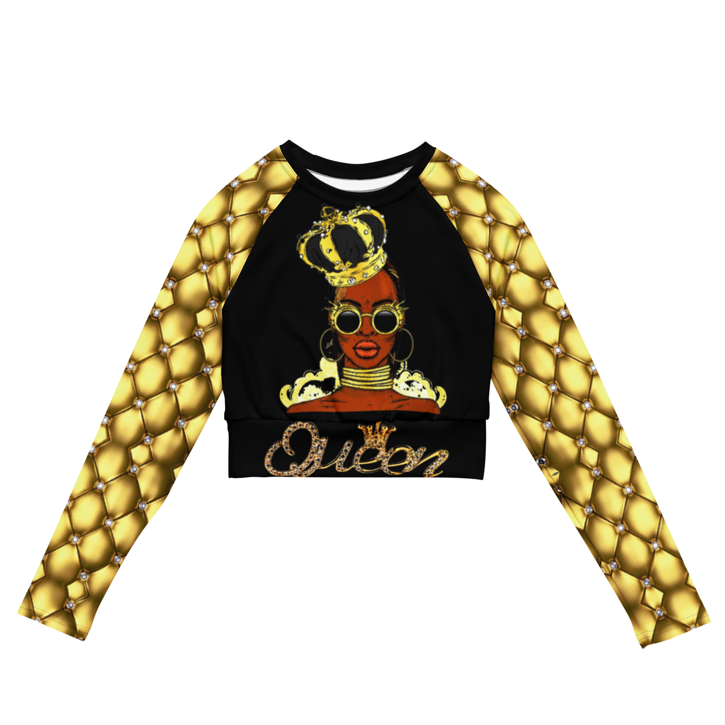 long-sleeve crop top