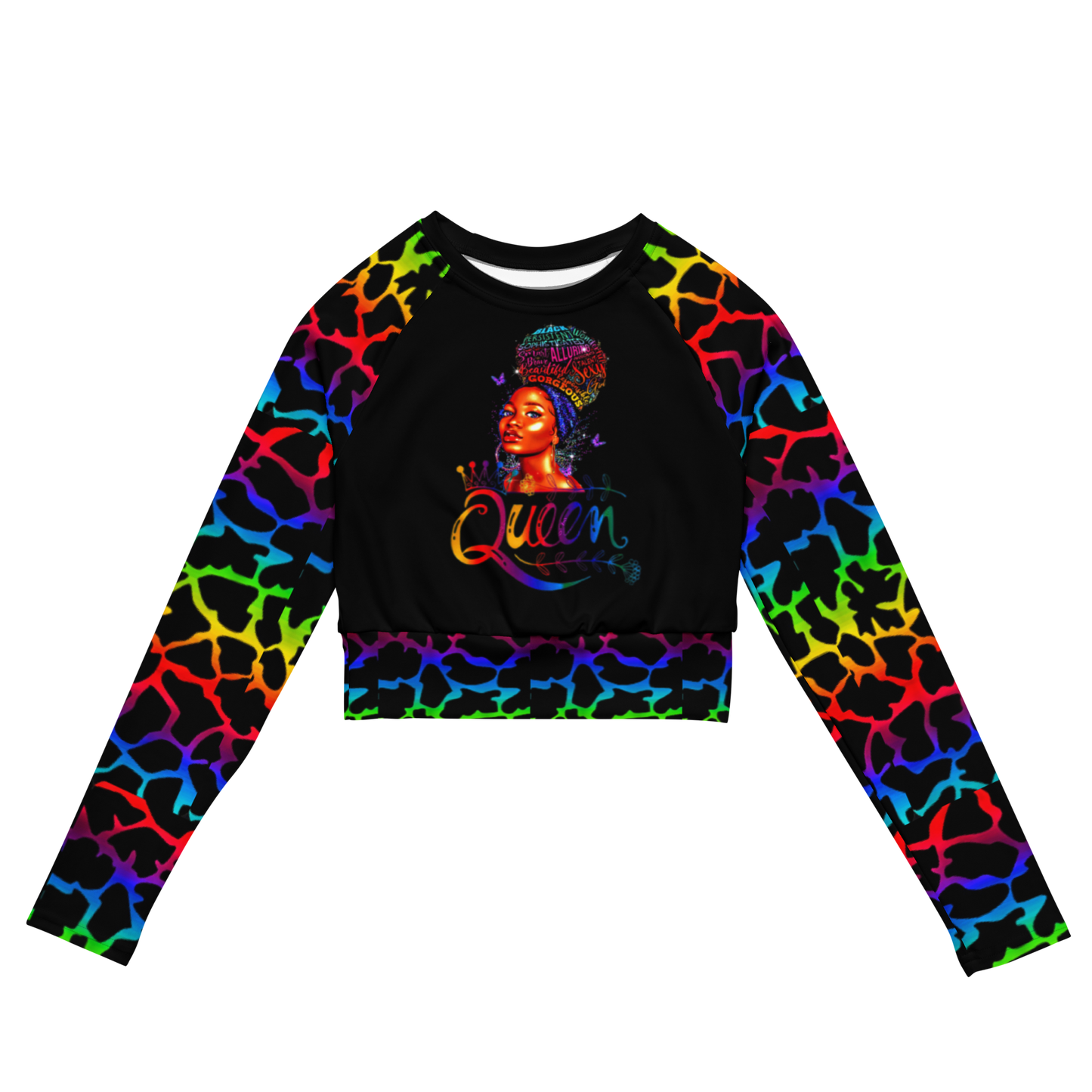 long-sleeve crop top