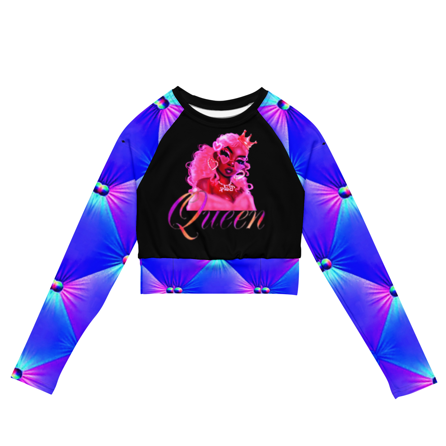 long-sleeve crop top
