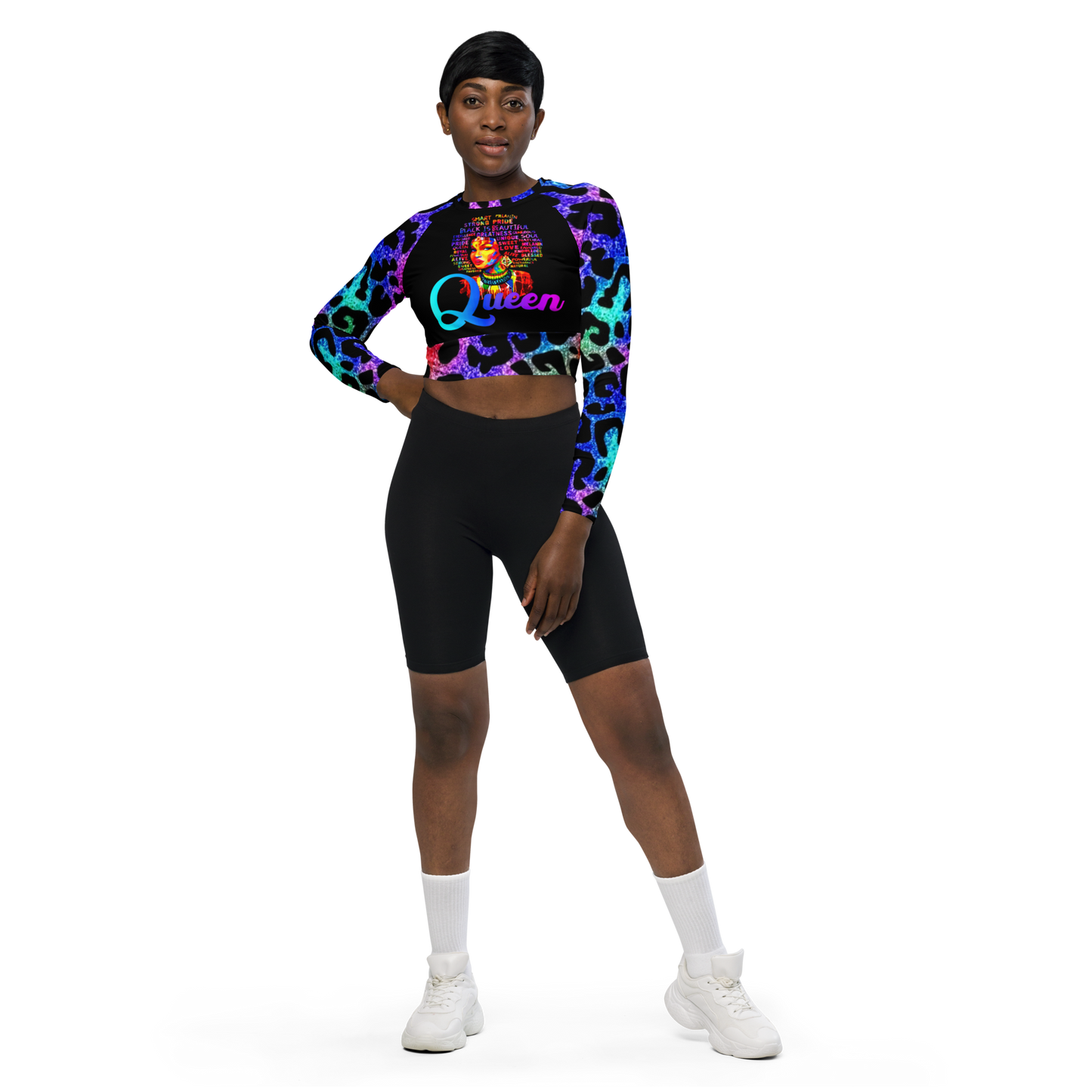 long-sleeve crop top