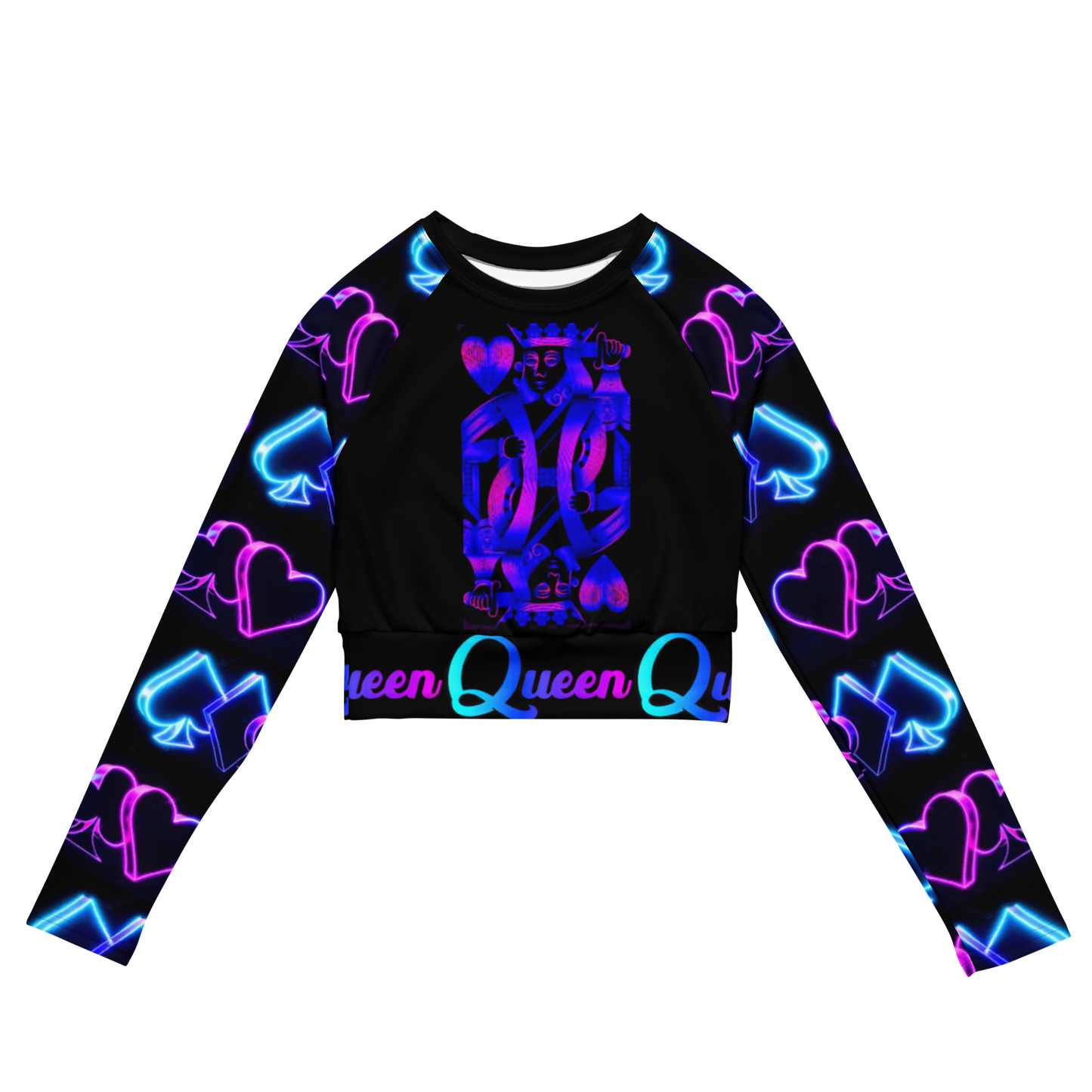 long-sleeve crop top