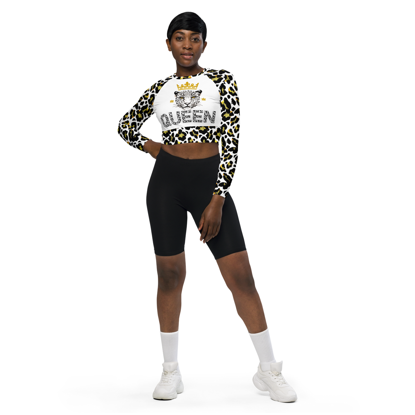long-sleeve crop top