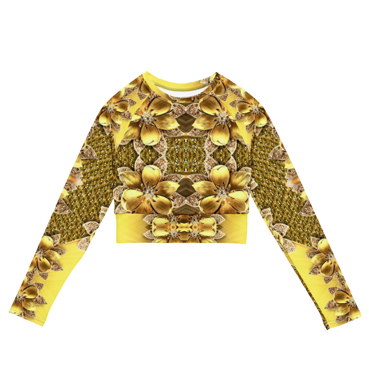long-sleeved crop top