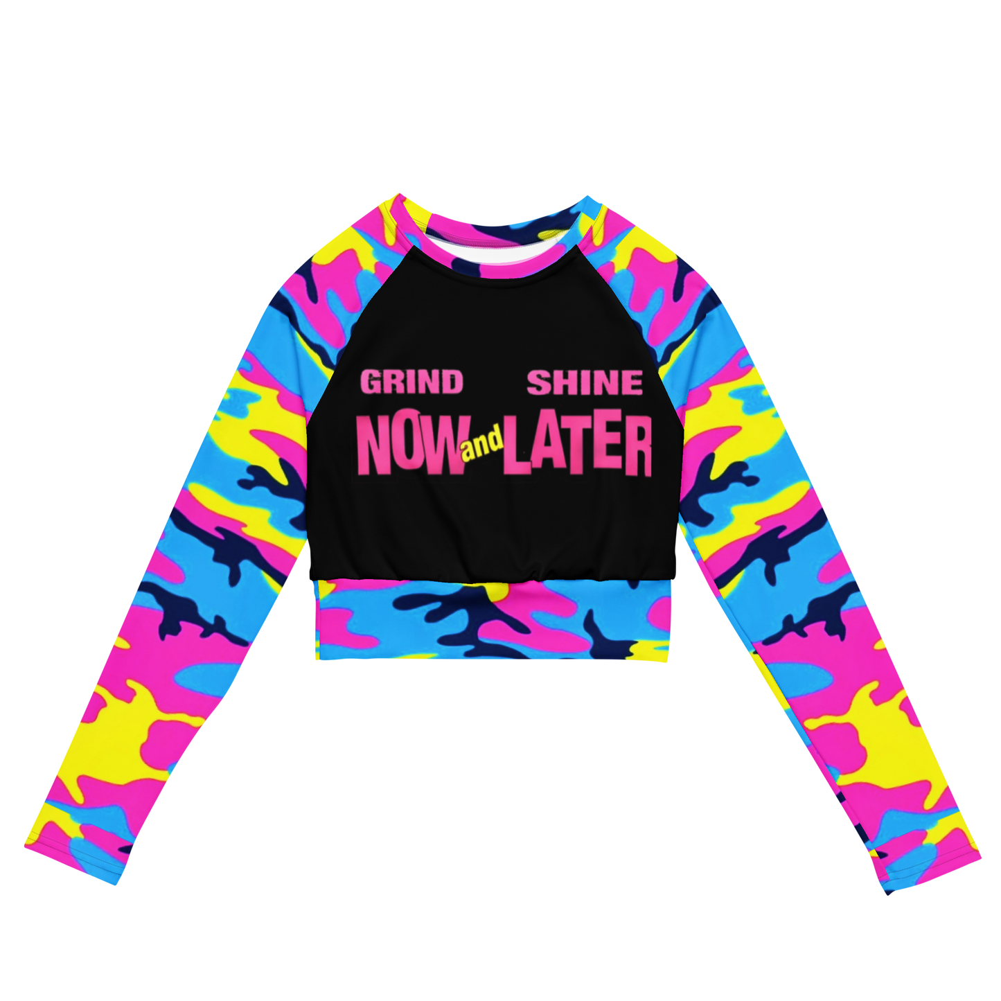 long-sleeve crop top