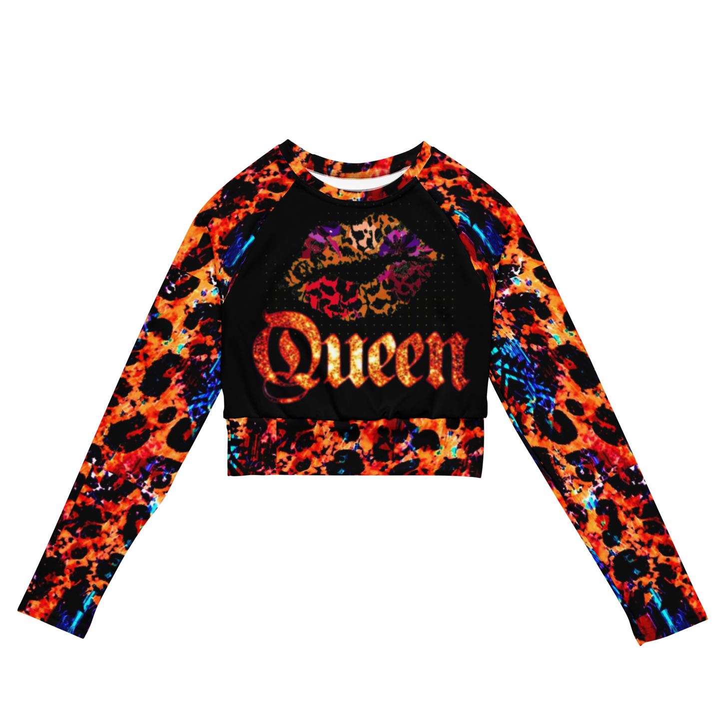 long-sleeve crop top