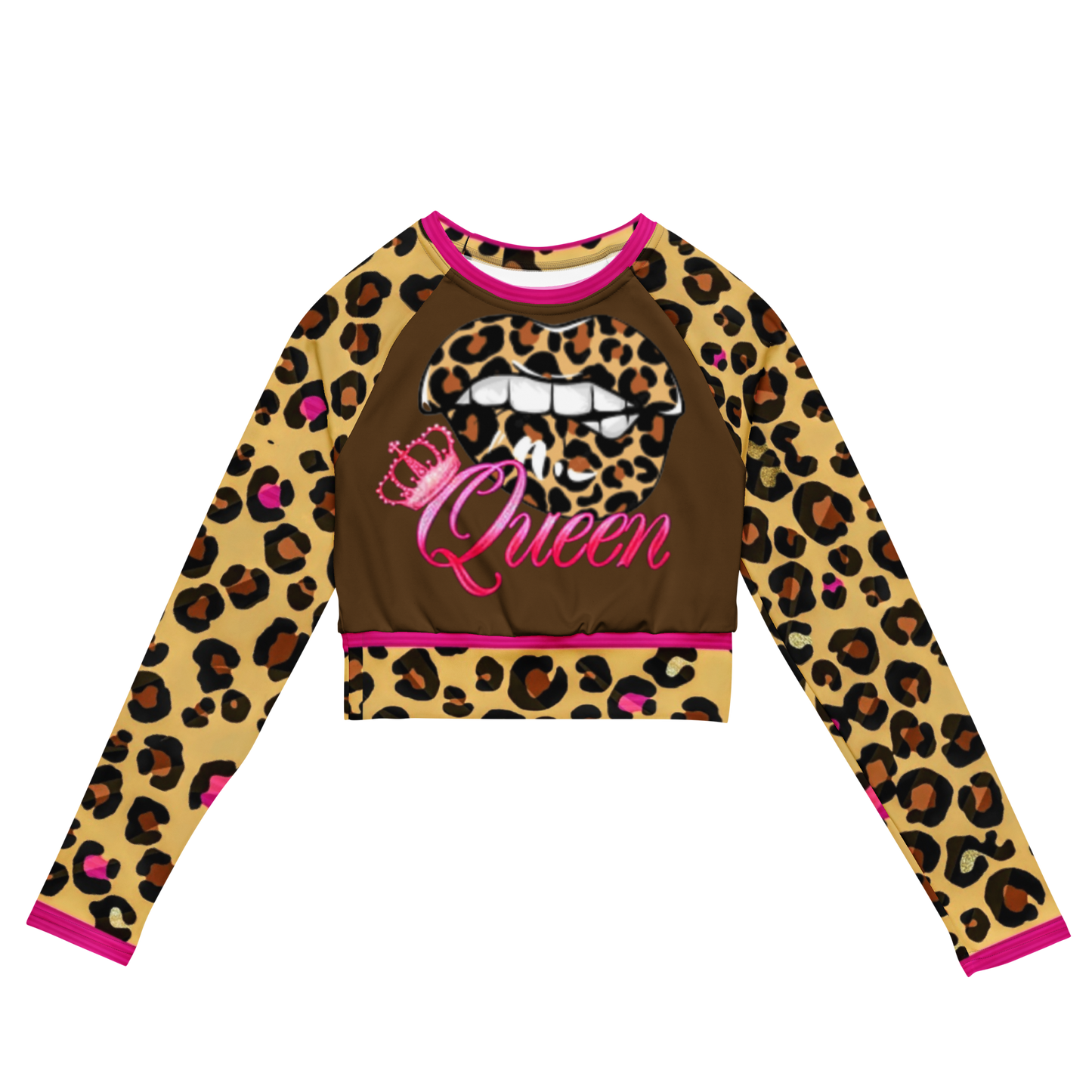 long-sleeve crop top