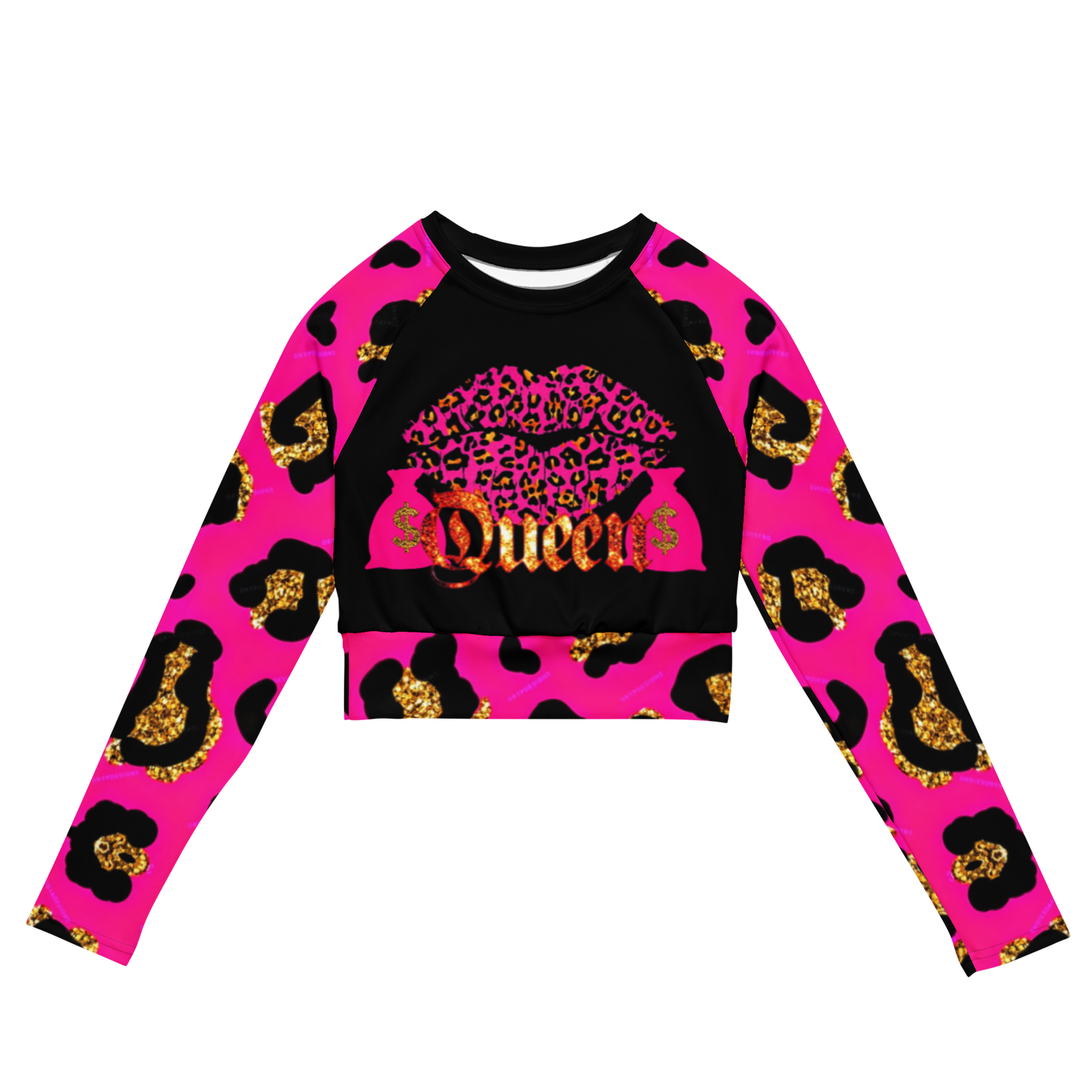 long-sleeve crop top