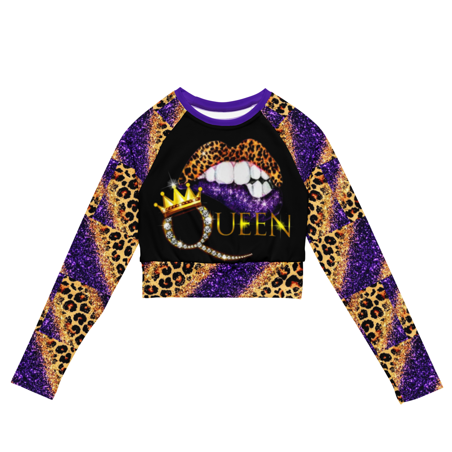 long-sleeve crop top
