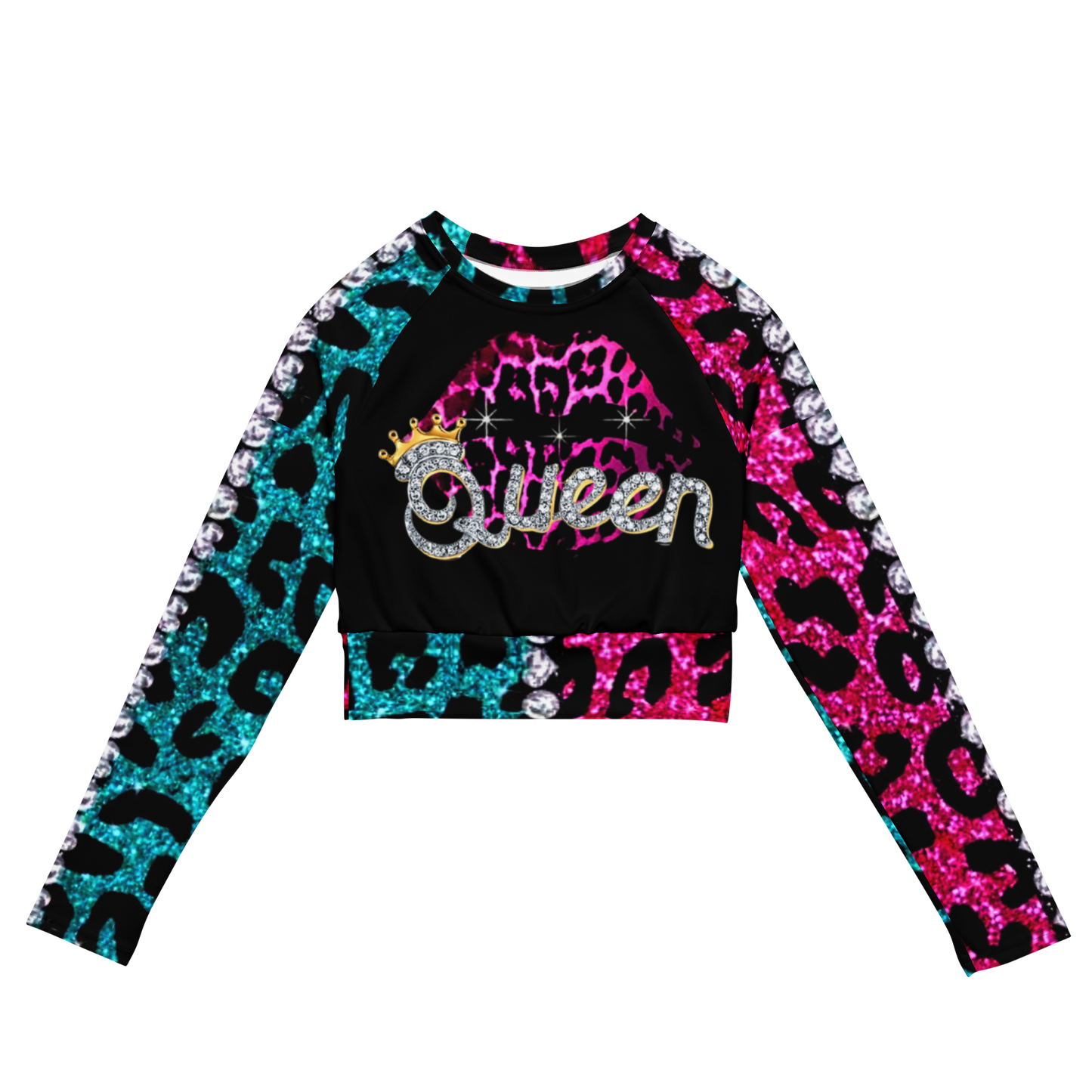 long-sleeve crop top